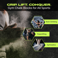 Premium Magnesium Block Chalk – Lab‑tested. Rugged. Ready for real workouts. - Level Up Fitness Shop