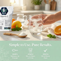 Pure Vitamin C Powder Supplement - Level Up Fitness Shop