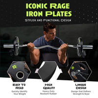 Rubber Coated Plates - Level Up Fitness Shop
