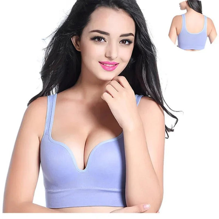 Sexy 3D Sports Bra Women Push Up Seamless Underwear Yoga Fitness Shockproof Vest Crop Tops Female Sujetador Sport Bras for Women - Level Up Fitness Shop
