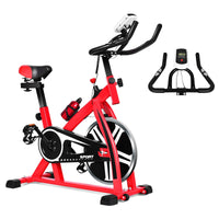 Exercise bike with 18 lb flywheel