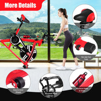 Stationary bike for home gym cardio training