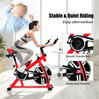 Home exercise bike with LCD display