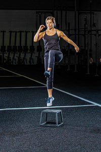 Steel Plyo Boxes – Heavy-Duty Plyometric Jump Platforms with Anti-Slip Rubber Top – Available in 12", and 18" Heights – Stackable, Stable, Built for Strength and Conditioning - Level Up Fitness Shop