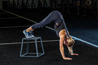 Steel Plyo Boxes – Heavy-Duty Plyometric Jump Platforms with Anti-Slip Rubber Top – Available in 12", and 18" Heights – Stackable, Stable, Built for Strength and Conditioning - Level Up Fitness Shop