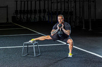 Steel Plyo Boxes – Heavy-Duty Plyometric Jump Platforms with Anti-Slip Rubber Top – Available in 12", and 18" Heights – Stackable, Stable, Built for Strength and Conditioning - Level Up Fitness Shop