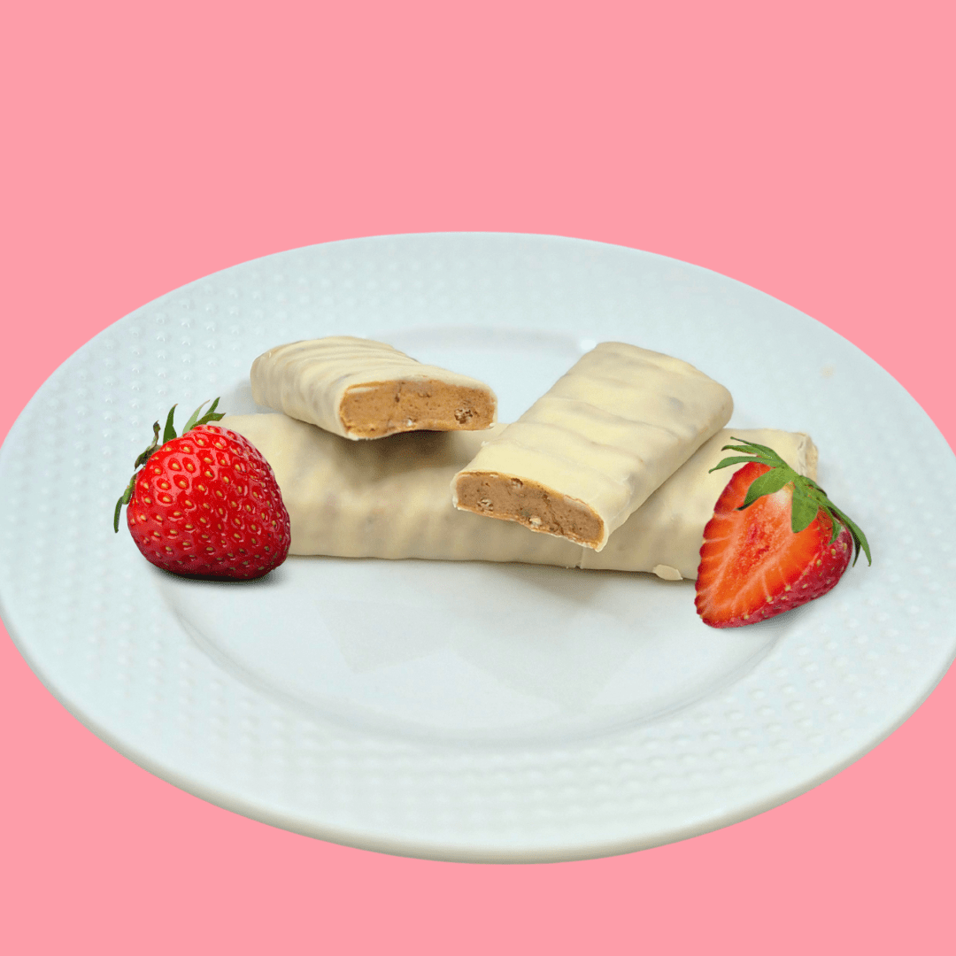 Strawberry Cheesecake Dough Bars - Level Up Fitness Shop