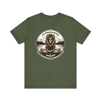 DipaliZ Fierce Lion Yoga Unisex Cotton Tee Fitness Apparel
