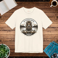 DipaliZ Fierce Lion Yoga Unisex Cotton Tee Fitness Apparel