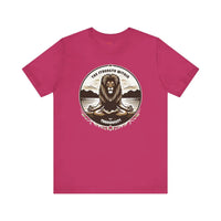 DipaliZ Fierce Lion Yoga Unisex Cotton Tee Fitness Apparel