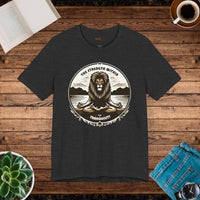 DipaliZ Fierce Lion Yoga Unisex Cotton Tee Fitness Apparel