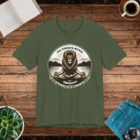 DipaliZ Fierce Lion Yoga Unisex Cotton Tee Fitness Apparel