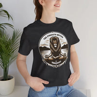 DipaliZ Fierce Lion Yoga Unisex Cotton Tee Fitness Apparel