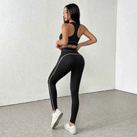 Women 2-Piece Yoga Set Bra & High Waist Leggings - Level Up Fitness Shop