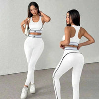 Women 2-Piece Yoga Set Bra & High Waist Leggings - Level Up Fitness Shop