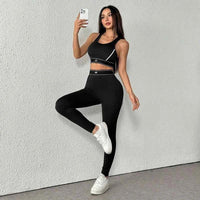 Women 2-Piece Yoga Set Bra & High Waist Leggings - Level Up Fitness Shop