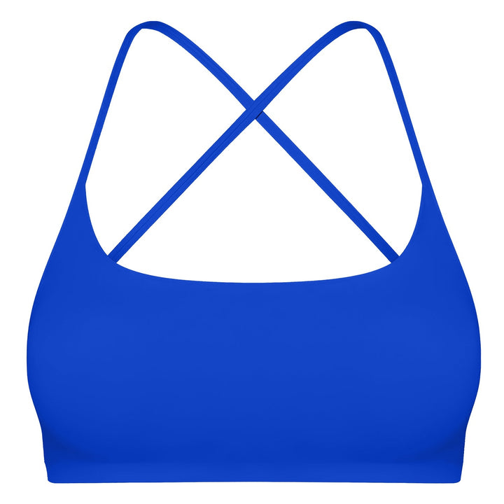 Women Cross Back Sport Bras Padded StrappyÊCrop Open Back Low Impact Bras SexyÊFitnessÊTank Tops with Removable Pads Thin Straps for Gym Yoga Workout - Level Up Fitness Shop