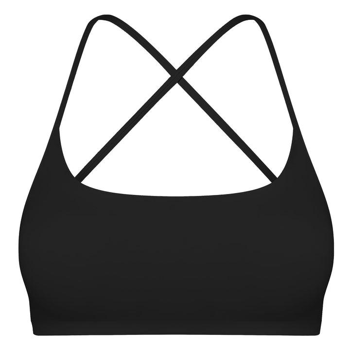 Women Cross Back Sport Bras Padded StrappyÊCrop Open Back Low Impact Bras SexyÊFitnessÊTank Tops with Removable Pads Thin Straps for Gym Yoga Workout - Level Up Fitness Shop