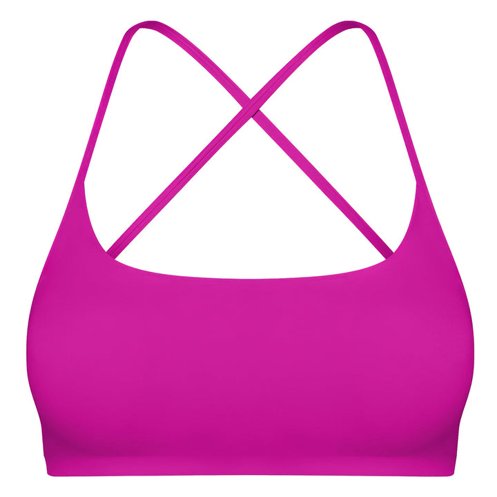 Women Cross Back Sport Bras Padded StrappyÊCrop Open Back Low Impact Bras SexyÊFitnessÊTank Tops with Removable Pads Thin Straps for Gym Yoga Workout - Level Up Fitness Shop