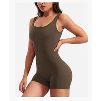Women Seamless Backless Yoga Bodysuit - Level Up Fitness Shop