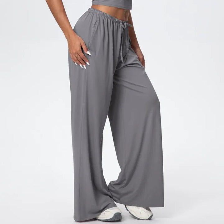 Women's Seamless Yoga Pants Sports Fitness Gym High Waist Hip Lifting Training Straight Leg Pants Running Workout Pants - Level Up Fitness Shop