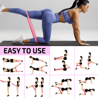 XGear Fitness Set of 3 Womens Butt and Hip Exercise Bands - Level Up Fitness Shop