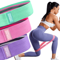 XGear Fitness Set of 3 Womens Butt and Hip Exercise Bands - Level Up Fitness Shop