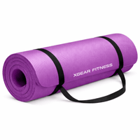 XGear Fitness Thick Travel Yoga Mat with Carrying Strap - Level Up Fitness Shop