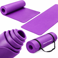 XGear Fitness Thick Travel Yoga Mat with Carrying Strap - Level Up Fitness Shop